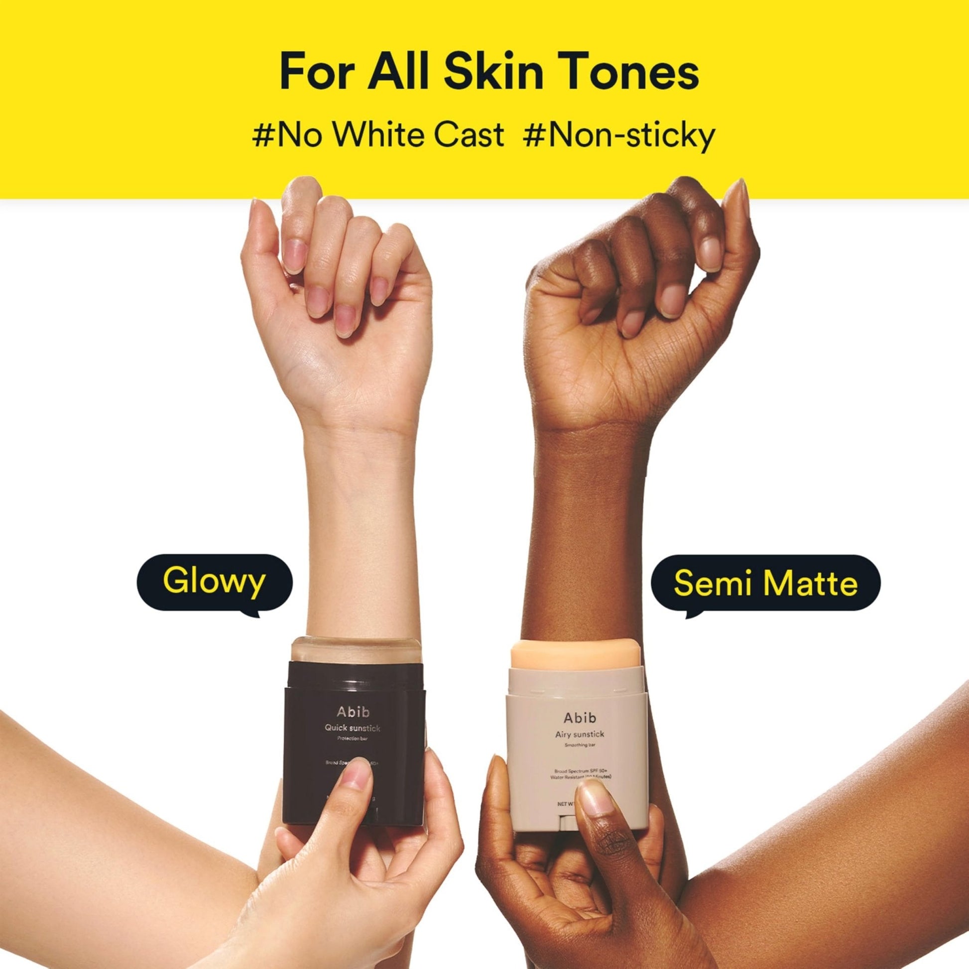 Abib Airy Sunstick Protection Bar SPF50+ Broad Spectrum, Semi-Matte Sunscreen Stick for Oily & Combination Skin - Maple Wellness Supplements