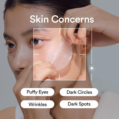 Abib Collagen Peptide Eye Patches for Wrinkles & Fine Line with Jericho Rose Jelly, 60 Count, Korean Skin Care - Maple Wellness Supplements