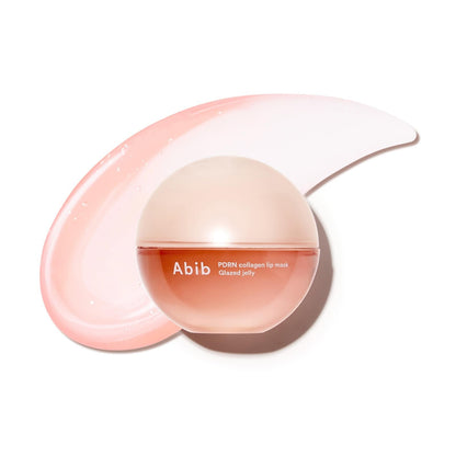 Abib PDRN Collagen Lip Mask Glazed Jelly 0.38 fl oz | Korean Lip Butter Balm Overnight Sleeping Mask Hydrating Care Moisturizer Treatment for Flakey, Dry Lips - Maple Wellness Supplements