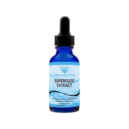 Absonutrix Superfood Extract 390 mg, 4 Oz Liquid, 302 Servings, Made in USA, Quick Absorption, Quality Potent Ingredients, Non-GMO, GMP Certified, Cruelty-Free Products - Maple Wellness Supplements