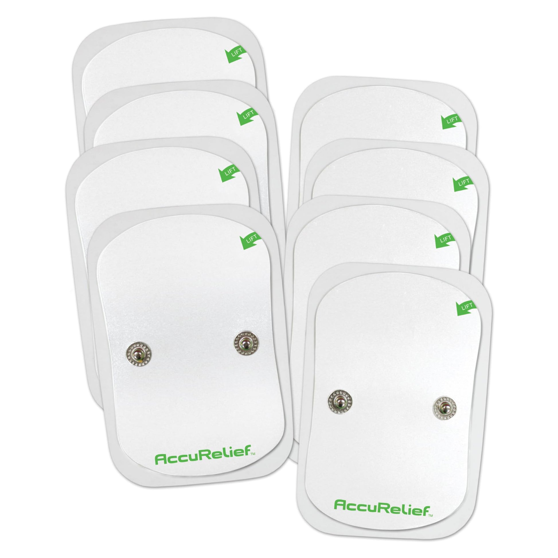 AccuRelief Wireless TENS Electrotherapy Pain Relief System Supply Kit (Packaging May Vary), Works with AccuRelief Wireless Remote Control TENS Device (ACRL-9000), 2 Pair (Pack of 1) - Maple Wellness Supplements