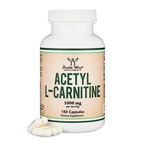 Acetyl L-Carnitine 1,000mg Per Serving, 150 Capsules (ALCAR for Brain Function Support - Maple Wellness Supplements