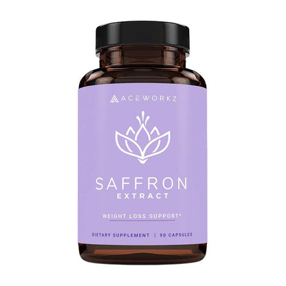 ACEWORKZ 100% Pure Saffron Extract - Appetite Suppressant for Weight Loss - Metabolis - Maple Wellness Supplements