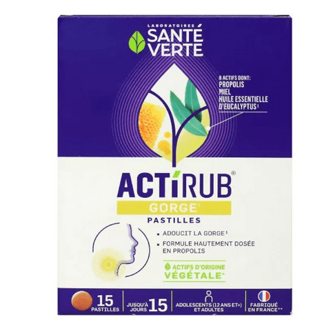 ACTIRUB throat lozenges SANTE VERTE - Maple Wellness Supplements