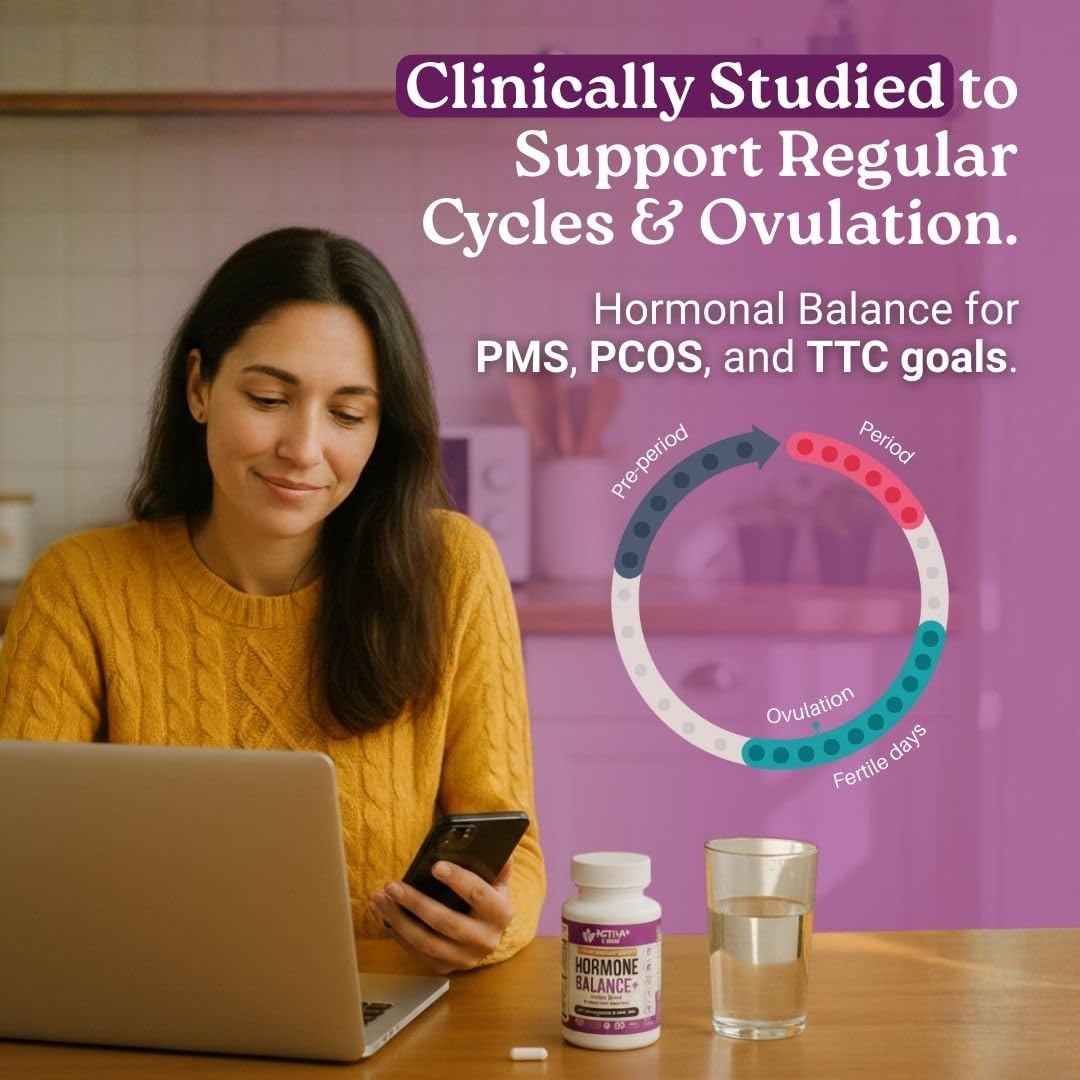 Activa Labs+ Hormone Balance for Women | Boost Energy, Mood, Libido and Focus | Supports Cycle&Menopause Comfort | Gluten, Soy&Lactose Free | 30 Day Supply - Maple Wellness Supplements