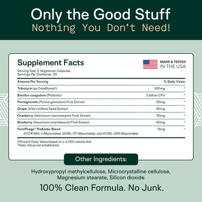 Adapt Naturals 4-in-1 Biome Protect Prebiotics, Probiotics Supplement Postbiotics & Polyphenols for Microbiome, Gut Health & Defense - Maple Wellness Supplements