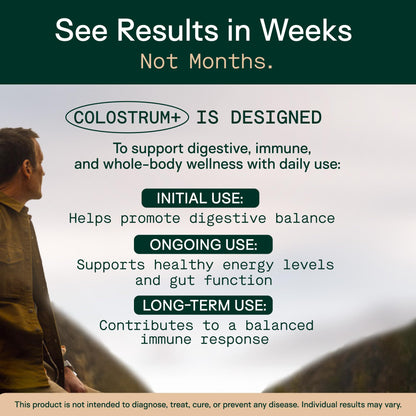 Adapt Naturals Colostrum Supplement with Lactoferrin & Beta-Glucan, Bio-Avail Grass Fed Bovine Colostrum Powder for Gut Health, Immune Support & Vitality | Non-GMO, 2500mg, Unflavored - 30 Days Supply - Maple Wellness Supplements