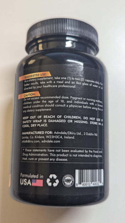 Adndale Cortisol Supplements for Women. Cortisol Reducer 14-in-1 Ashwagandha Supplement with Magnesium Glycinate, L-Theanine & More. 90 Capsules. - Maple Wellness Supplements