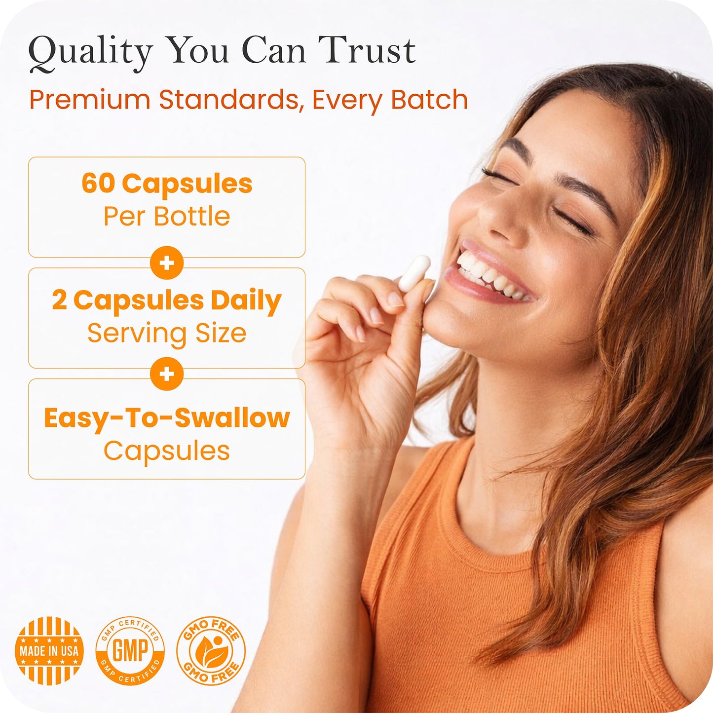 Advanced Glutathione Complex 500mg – with Fucoidan & Vitamin C – Antioxidant Support for Skin Glow, Detox & Immune Health – Non-GMO, Made in USA (60 Capsules) - Maple Wellness Supplements