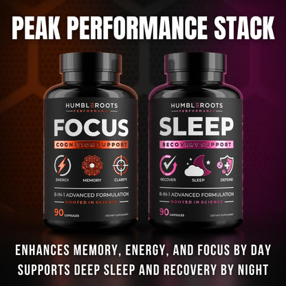 Advanced Nootropic Brain Supplement for Energy, Memory, & Focus | Lion's Mane, Caffeine, L-Theanine, and 5 Additional All-Natural Ingredients to Improve Cognitive Health (90 Capsules) - Maple Wellness Supplements