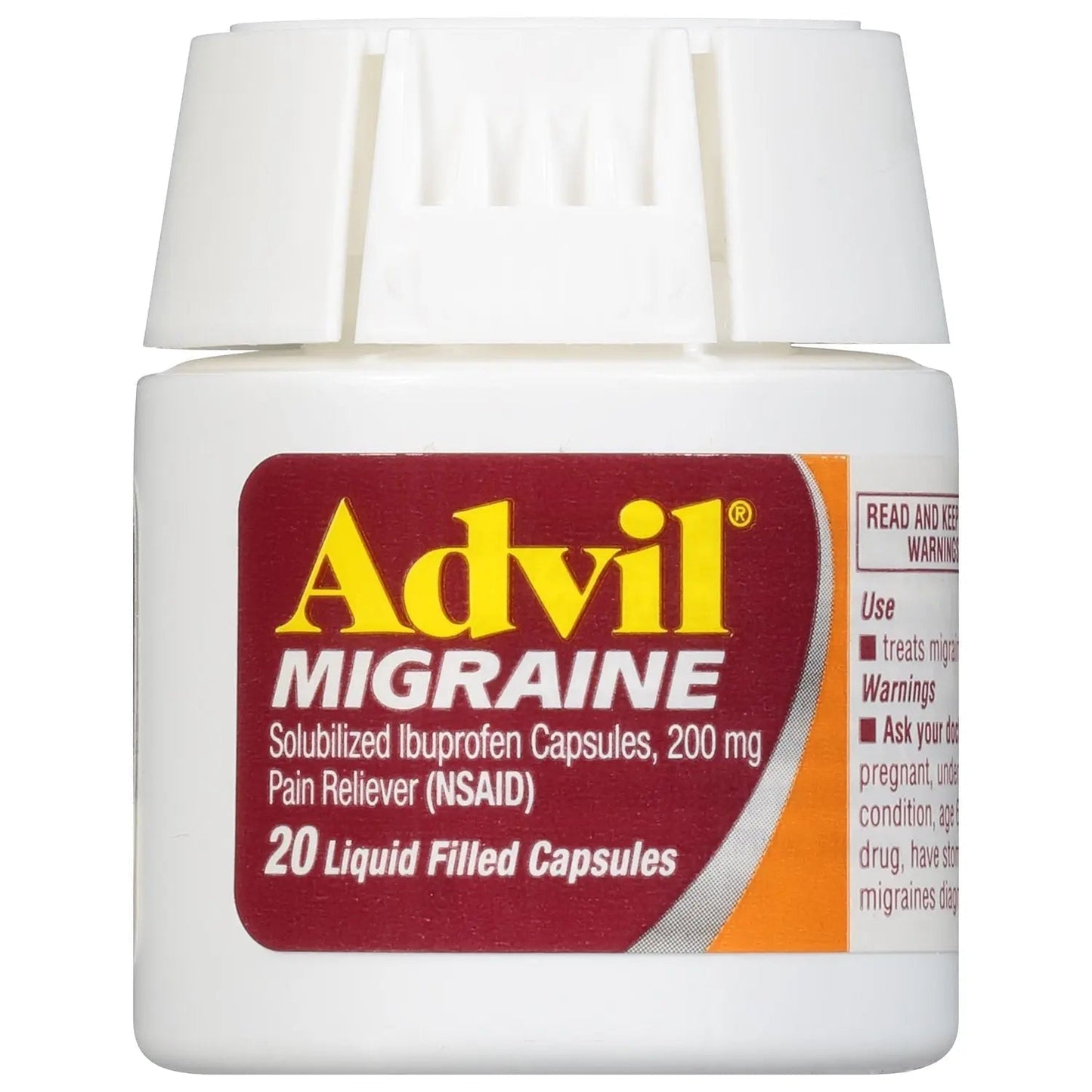 Advil 200 mg Liquid Filled Capsules 20 ea - Maple Wellness Supplements