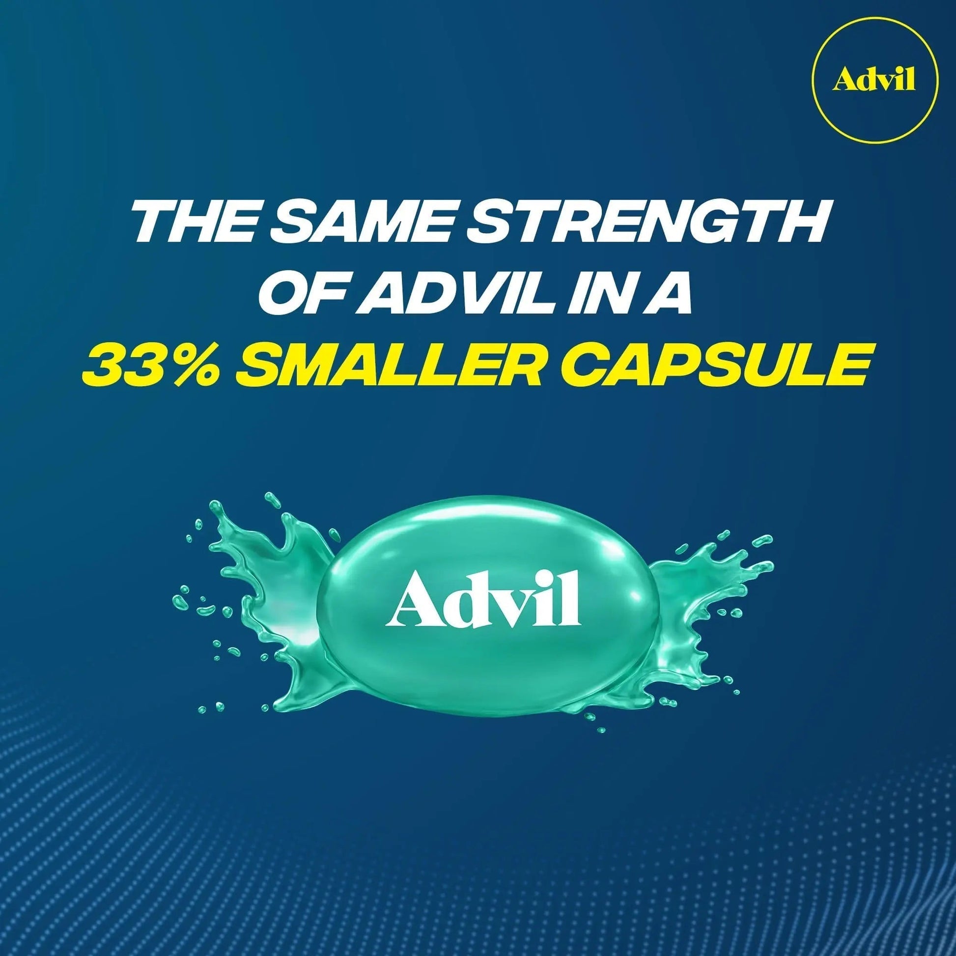Advil Liqui-Gels minis Pain Reliever and Fever Reducer, Pain Medicine for Adults with Ibuprofen 200mg for Pain Relief - 50x2 Liquid Filled Capsules - Maple Wellness Supplements