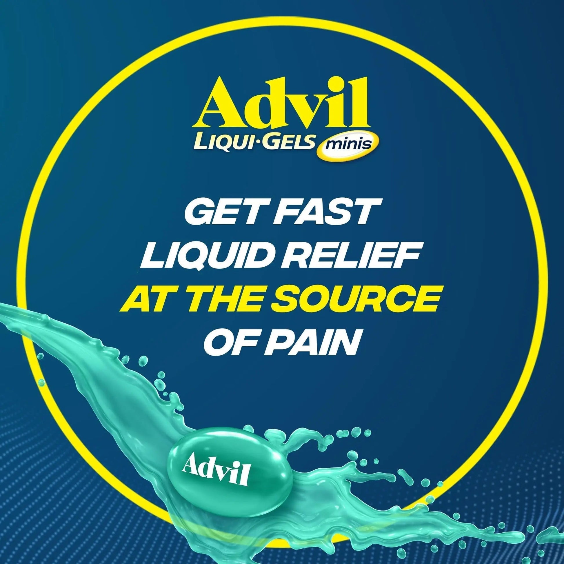 Advil Liqui-Gels Minis Pain Reliever and Fever Reducer, Pain Medicine for Adults with Ibuprofen 200mg for Pain Relief - 80 Liquid Filled Capsules - Maple Wellness Supplements