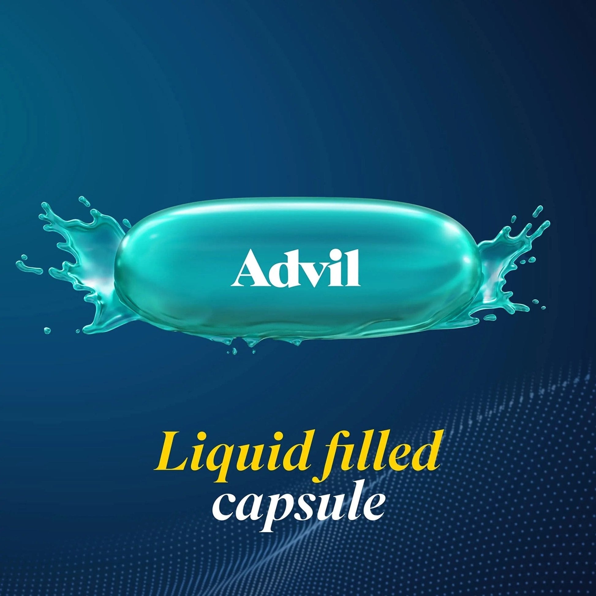 Advil Liqui-Gels Pain Reliever and Fever Reducer, Pain Medicine for Adults with Ibuprofen 200mg for Headache, Backache, Menstrual Pain and Joint Pain Relief - 50x2 Liquid Filled Capsules - Maple Wellness Supplements