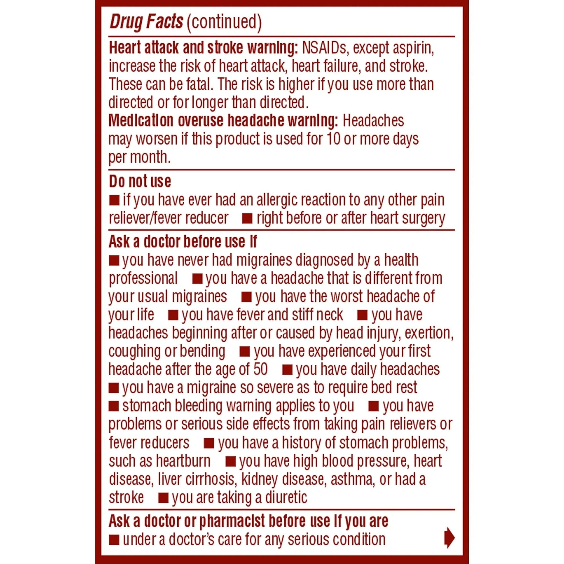Advil Migraine Headache Relief, Ibuprofen Capsules with Ibuprofen 200mg for Migraine Relief, Nausea Relief and Light Sensitivity Relief - 20 Liquid Filled Capsules - Maple Wellness Supplements