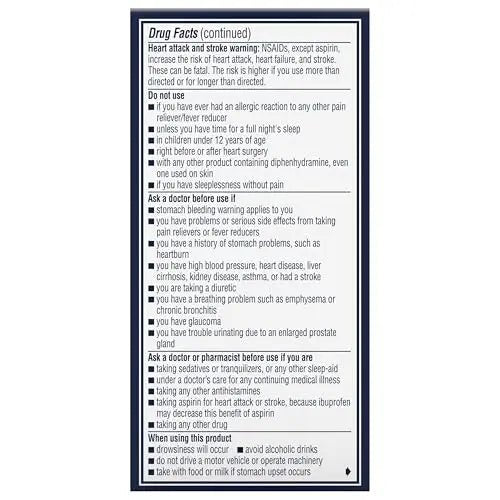 Advil PM Liqui-Gels Minis, 80 Liquid Filled Capsules - Maple Wellness Supplements