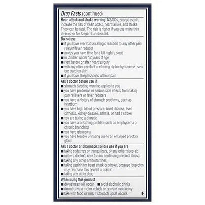 Advil PM Liqui-Gels Minis, 80 Liquid Filled Capsules - Maple Wellness Supplements