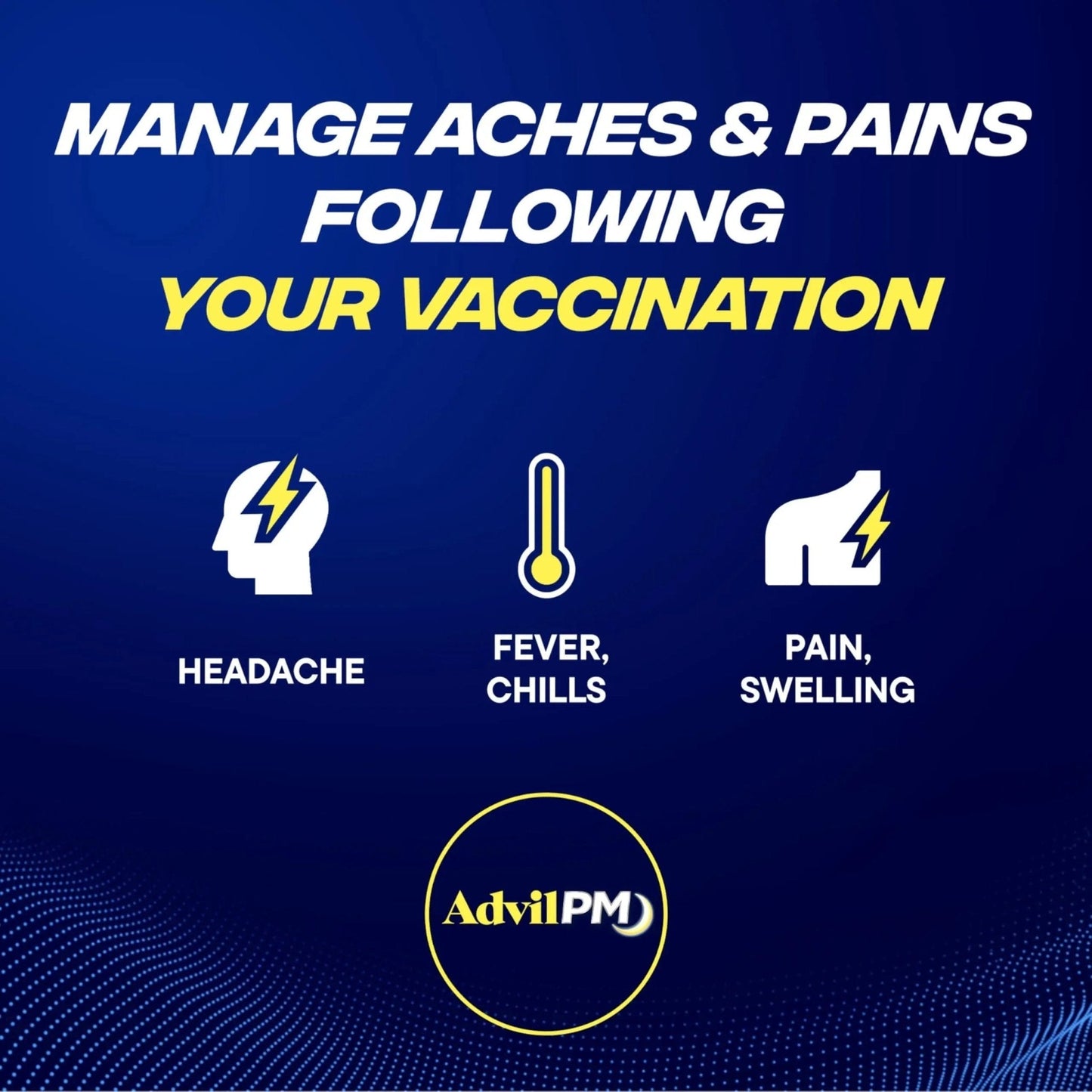 Advil PM Pain Reliever and Nighttime Sleep Aid, Pain Medicine with Ibuprofen for Pain Relief and Diphenhydramine Citrate for a Sleep Aid - 40 Coated Caplets - Maple Wellness Supplements