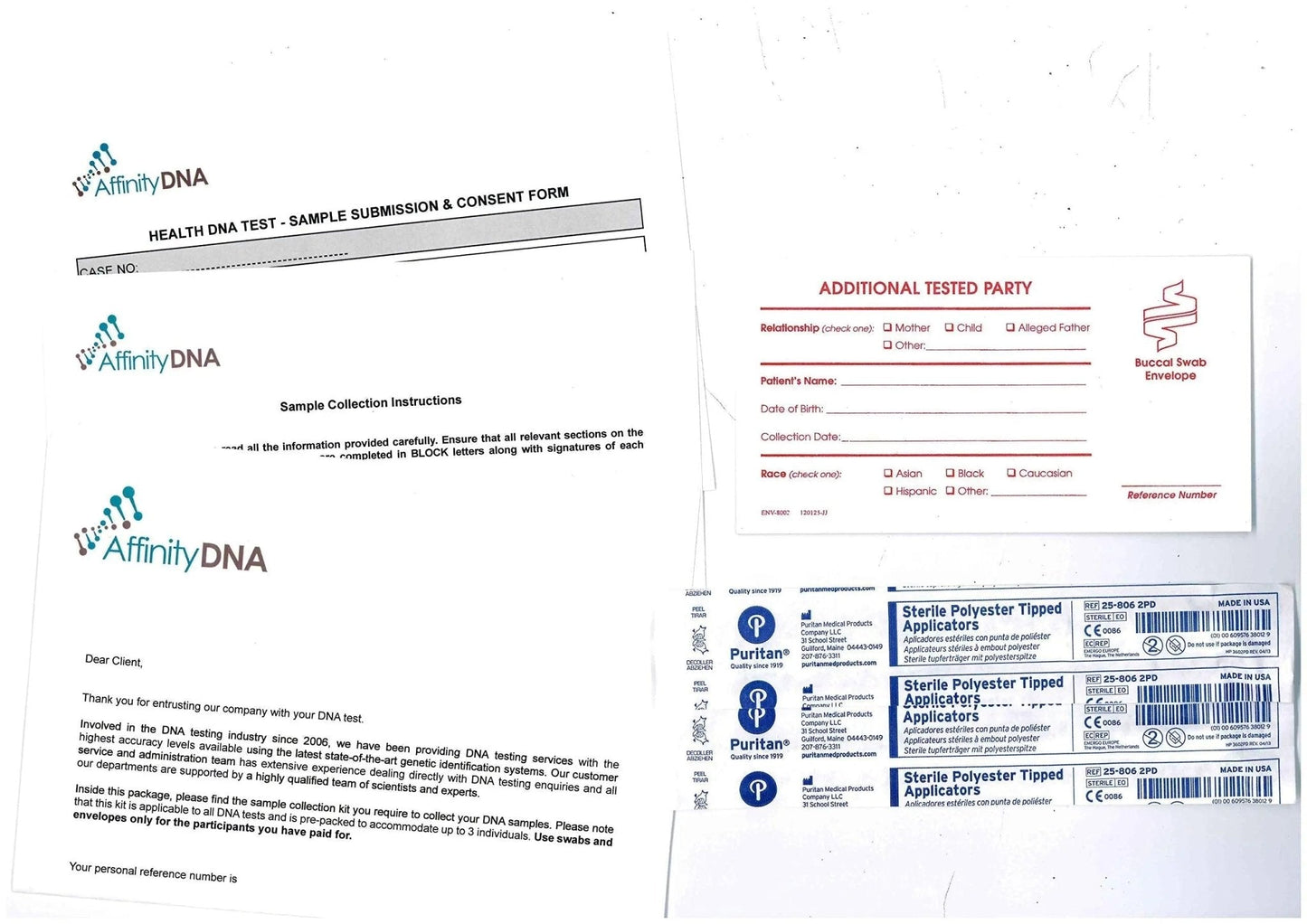 AffinityDNA Oral Microbiome Test Kit | Oral Bacteria Test for Dental Health | at Home Cheek Swab Sample Collection Kit | Results in 10-15 Working Days | No Extra Fees - Maple Wellness Supplements