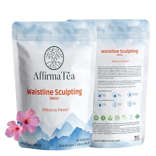 AffirmaTea Natural Detox Tea Blend - Laxative Free, Oolong Green Tea & Cinnamon - Maple Wellness Supplements