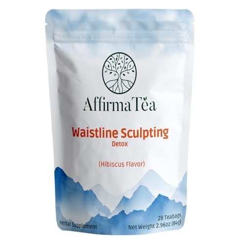 AffirmaTea Natural Detox Tea Blend - Laxative Free, Oolong Green Tea & Cinnamon - Maple Wellness Supplements