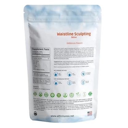 AffirmaTea Natural Detox Tea Blend - Laxative Free, Oolong Green Tea & Cinnamon - Maple Wellness Supplements