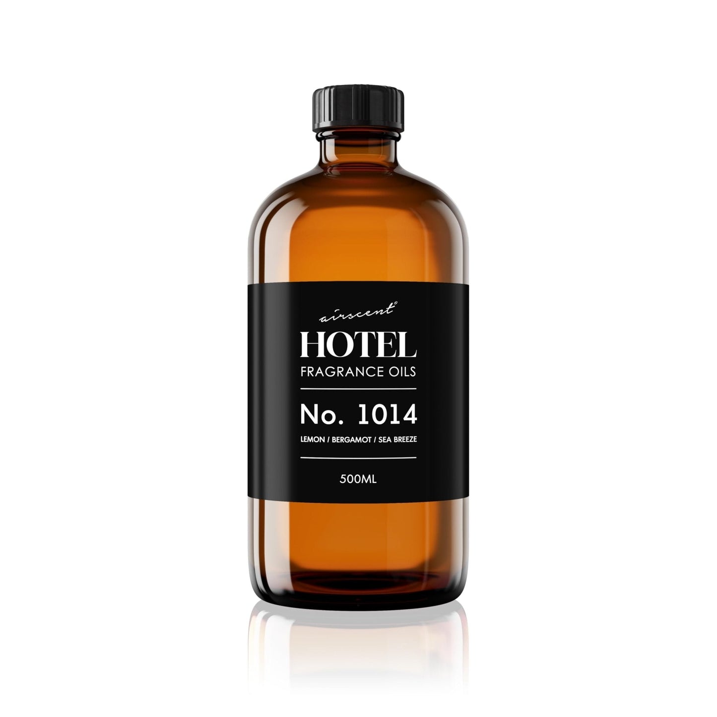 AirScent Hotel Diffuser Oil No. 1014 - The Iconic 5-Star Hotel Coastal Blend - Lemon Bergamot Sea Breeze - Fragrance Oil for Ultrasonic and Waterless Diffusers and Crafting - 500 mL - Maple Wellness Supplements
