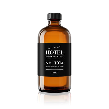 AirScent Hotel Diffuser Oil No. 1014 - The Iconic 5-Star Hotel Coastal Blend - Lemon Bergamot Sea Breeze - Fragrance Oil for Ultrasonic and Waterless Diffusers and Crafting - 500 mL - Maple Wellness Supplements
