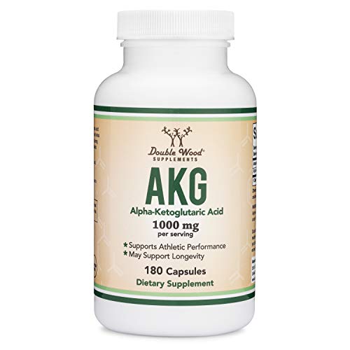 AKG Supplement (Alpha Ketoglutaric Acid) 1,000mg Per Serving (180 Capsules) Different - Maple Wellness Supplements