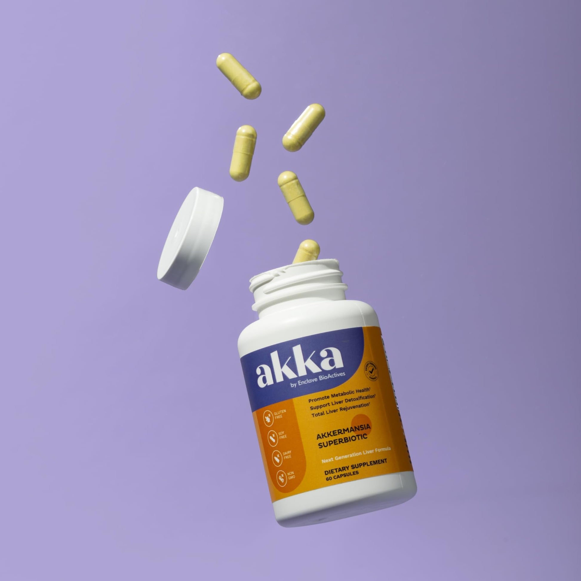 AKKA - Akkermansia Probiotic Liver Cleanse Detox & Repair - Liver Health Supplement for Energy, Digestion & Metabolism with Akkermansia Muciniphila (AKKA Superbiotics), - Maple Wellness Supplements