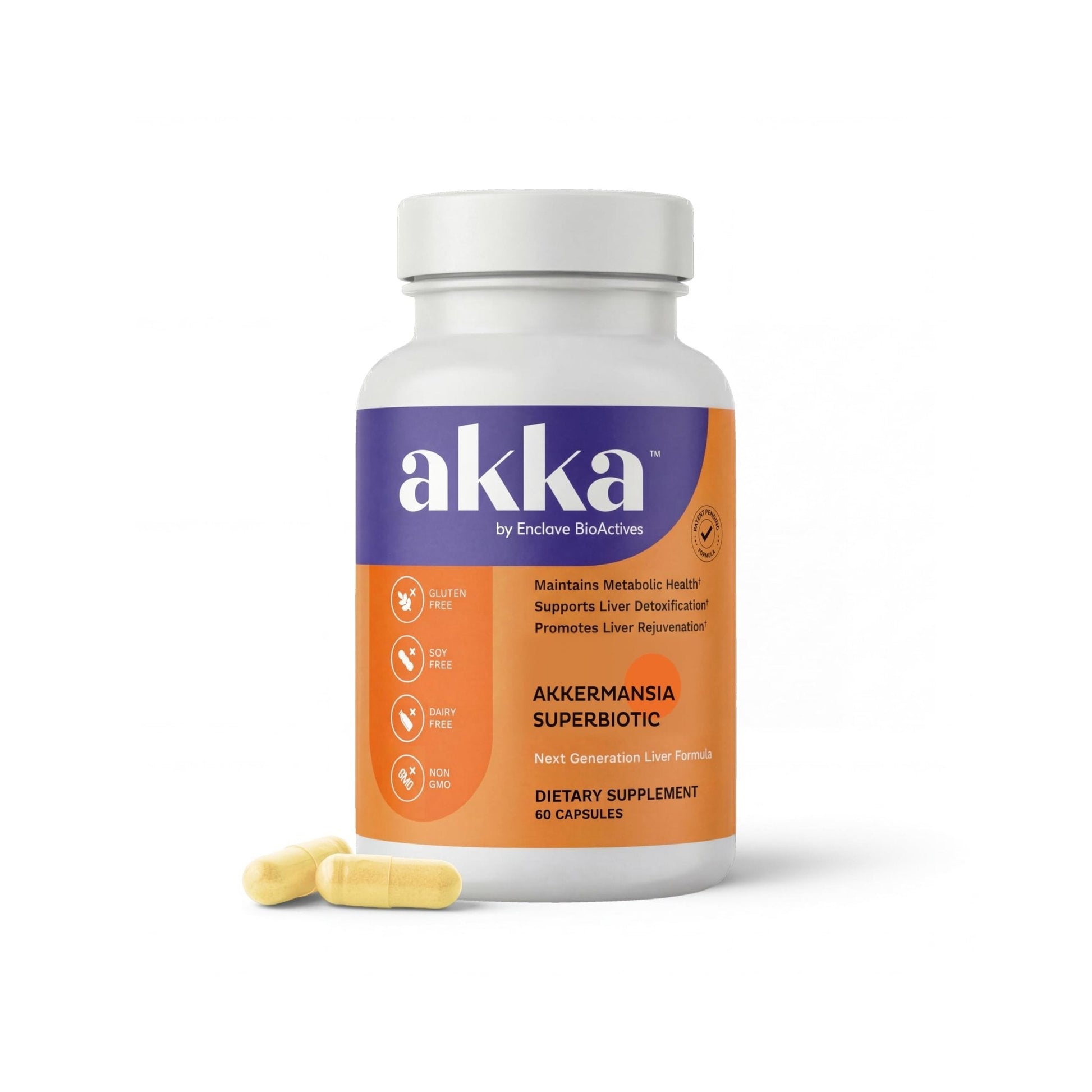 AKKA - Akkermansia Probiotic Liver Cleanse Detox & Repair - Liver Health Supplement for Energy, Digestion & Metabolism with Akkermansia Muciniphila (AKKA Superbiotics), - Maple Wellness Supplements