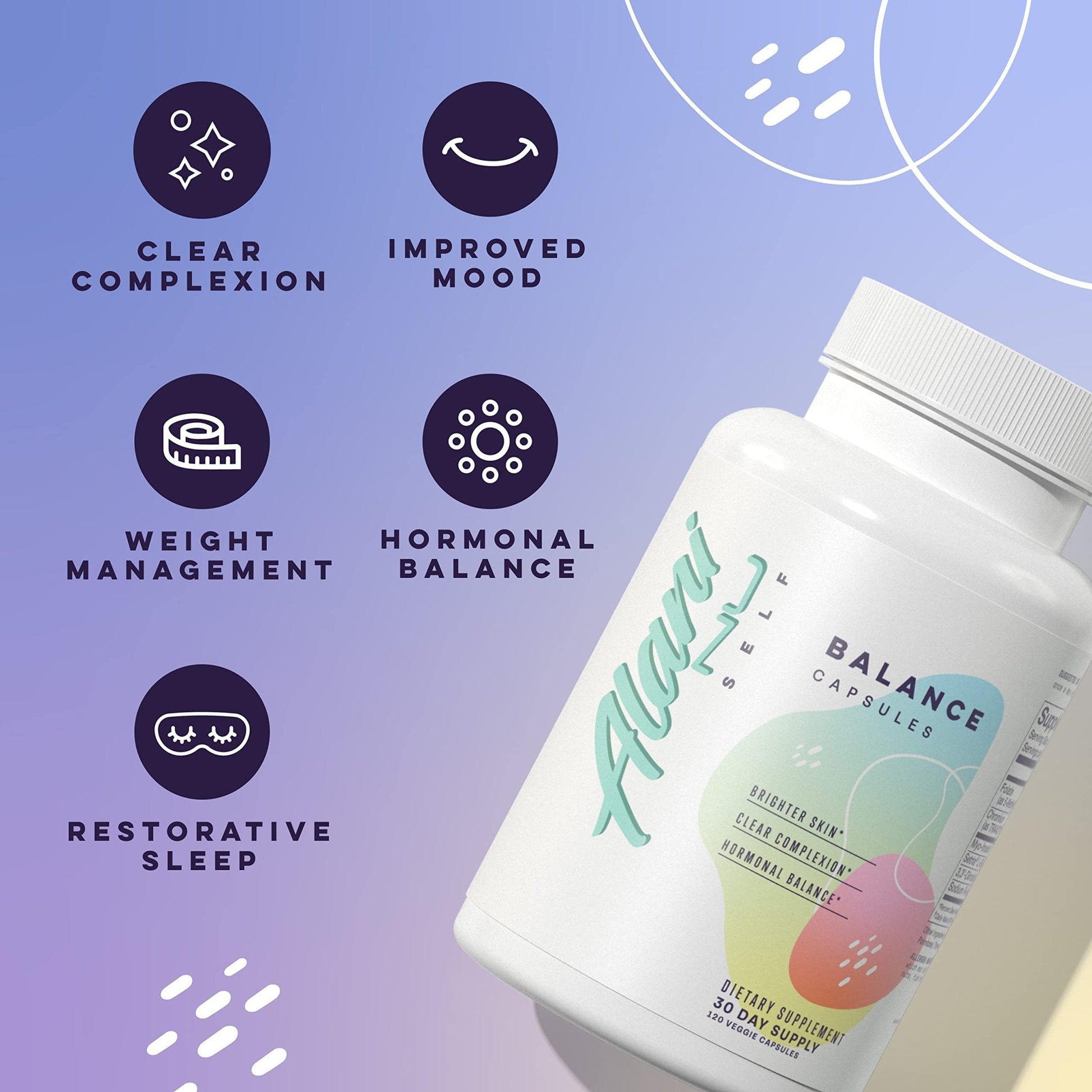 Alani Nu Hormonal Balance, Weight Management Support, Skin Complexion Support, 120 Capsules - Maple Wellness Supplements