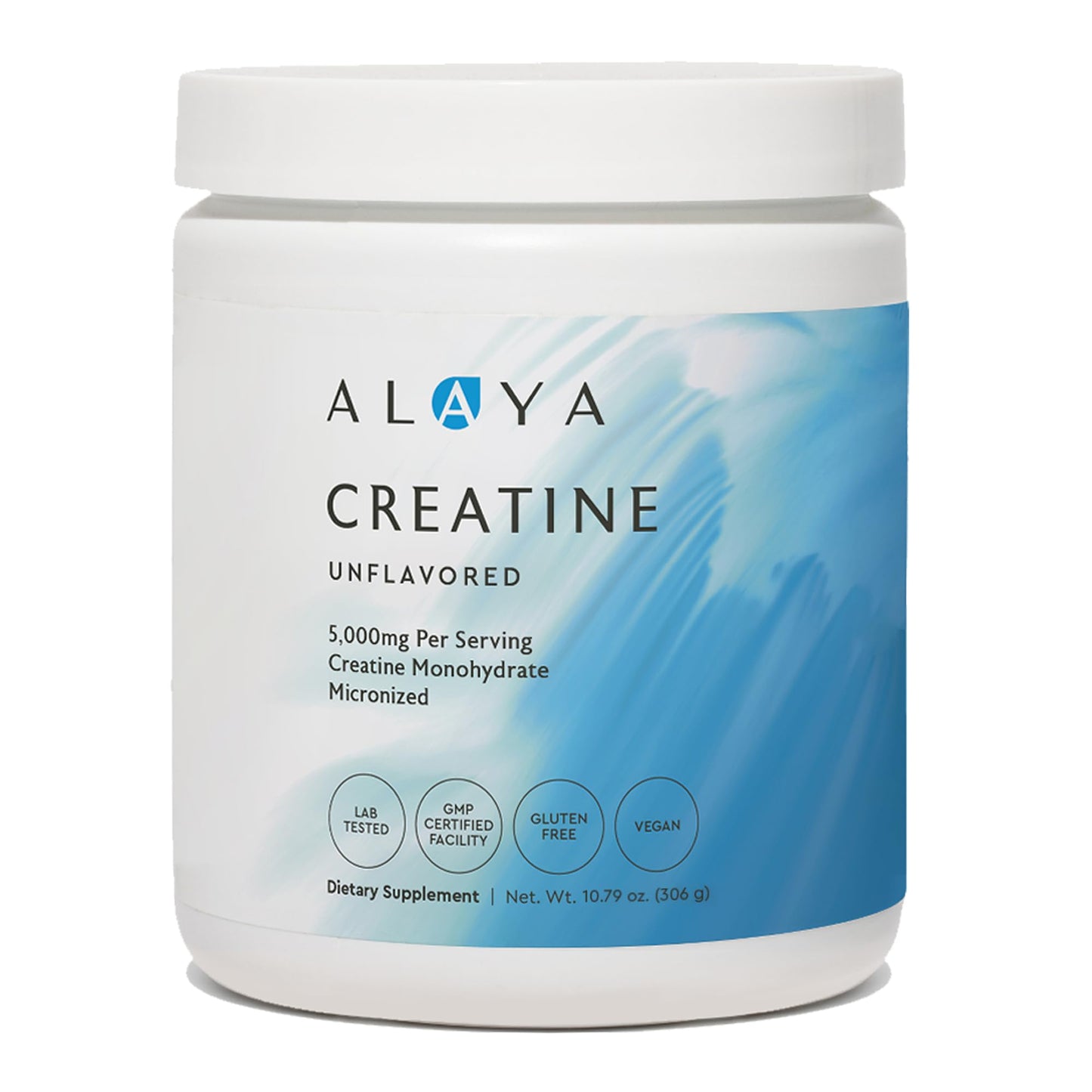 Alaya Naturals Micronized Creatine Monohydrate Powder – Pure Performance Fuel for Strength, Mental Focus, Vegan, Non-GMO, Easily Mixable & Flavorless - 5 g - Maple Wellness Supplements
