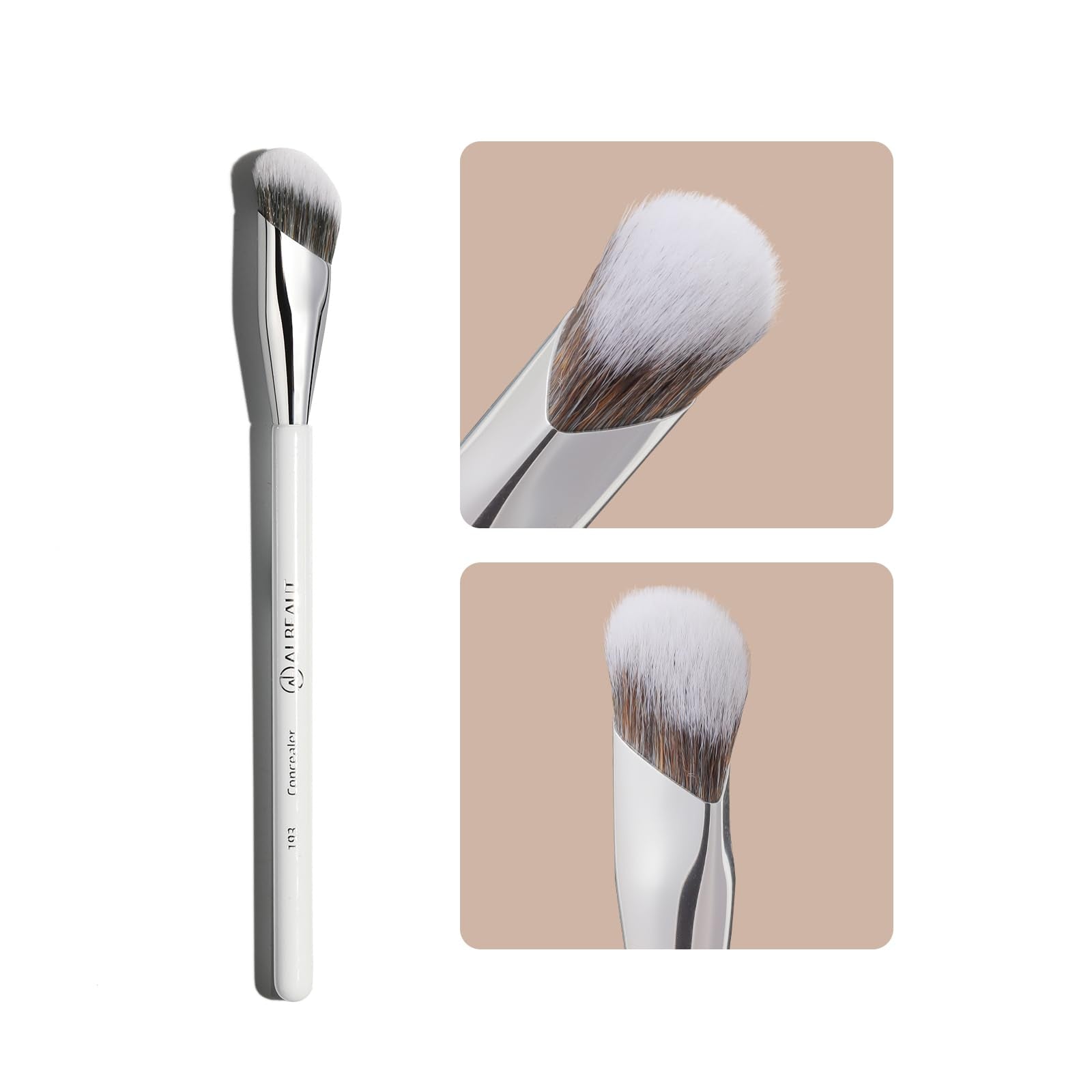 Albeaut Concealer Brush, Angled Under Eye Makeup Small Foundation Precision Face Blending Brush (193 concealer brush) - Maple Wellness Supplements