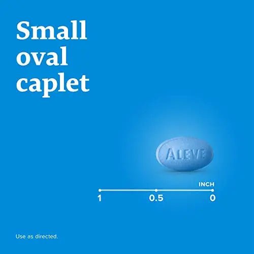 Aleve Caplets, Naproxen Sodium 220 mg (NSAID), Pain Reliever/Fever Reducer, 1 Orthopedic Surgeon Recommended, 270 Count - Maple Wellness Supplements