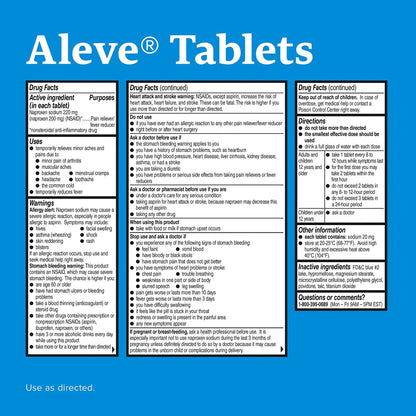 Aleve CPLT 2DZ 200 ct (Pack of 2) - Maple Wellness Supplements