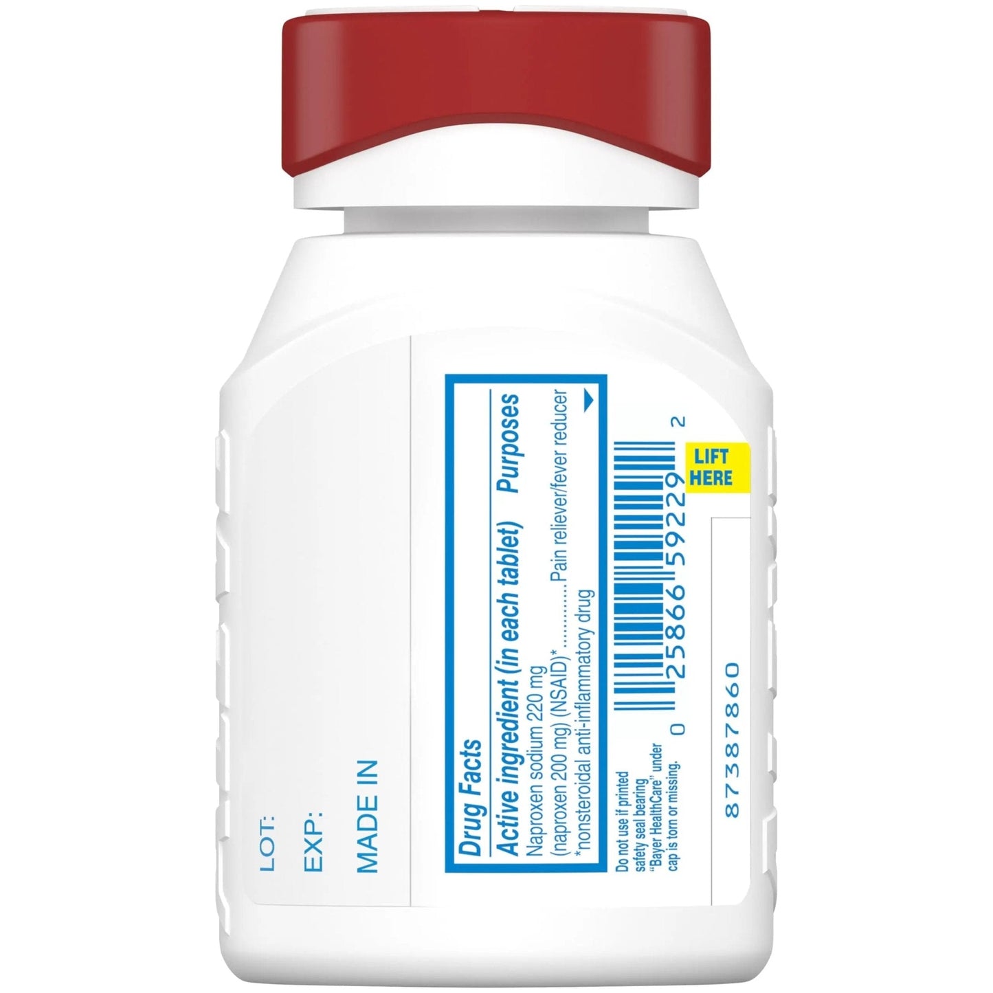 Aleve Gelcaps with Easy Open Arthritis Cap, Naproxen Sodium, Medication for Arthritis Pain, 160 Count - Maple Wellness Supplements