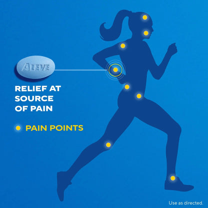 Aleve Pain Relief Naproxen Sodium Caplets ‐ 24 Count - Maple Wellness Supplements
