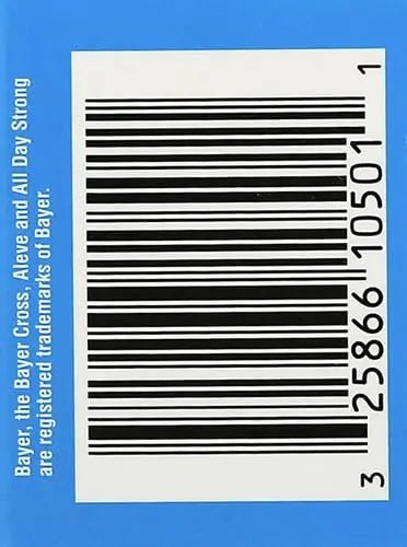 Aleve Tablets with Naproxen Sodium, 220mg (NSAID) Pain Reliever/Fever Reducer, 24 Count, Blue - Maple Wellness Supplements
