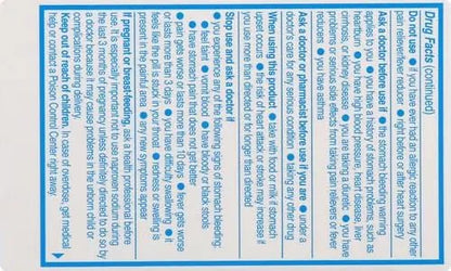 Aleve Tablets with Naproxen Sodium, 220mg (NSAID) Pain Reliever/Fever Reducer, 24 Count, Blue - Maple Wellness Supplements