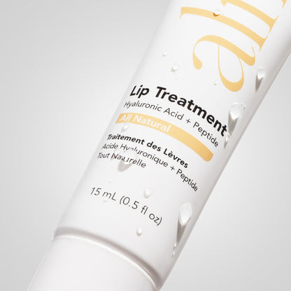 Alfie Hyaluronic Acid Lip Booster -Natural Flavor -15ml/0.5 Fl. Oz -Peptide Lip Treatment - Maple Wellness Supplements