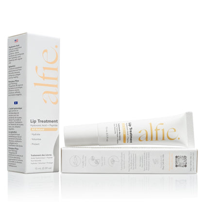 Alfie Hyaluronic Acid Lip Booster -Natural Flavor -15ml/0.5 Fl. Oz -Peptide Lip Treatment - Maple Wellness Supplements