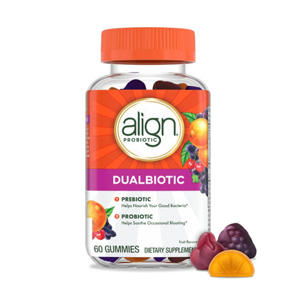 Align Dualbiotic, Prebiotics and Probiotics for Women and Men, Probiotics for Digestive Health, Prebiotics Help Nourish Good Bacteria - Maple Wellness Supplements
