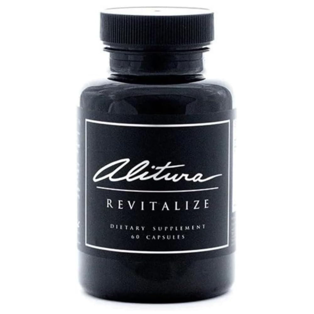 Alitura Revitalize – Organic Ashwagandha & Turmeric Supplement – Natural Energy, Mood & Recovery Support for Men & Women – Adaptogenic Herbs for Daily Wellness – 60 Capsules - Maple Wellness Supplements