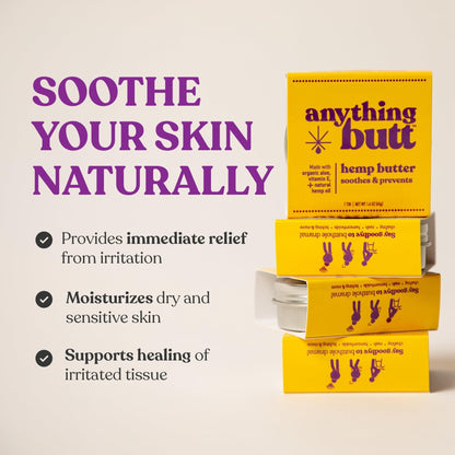 All-Natural Hemorrhoid Cream, Herbal Balm, Soothes Itching & Discomfort - Itch Hemorrhoid Soother Moisturizes for Itching, Rashes, Dryness, and Chafing - Maple Wellness Supplements