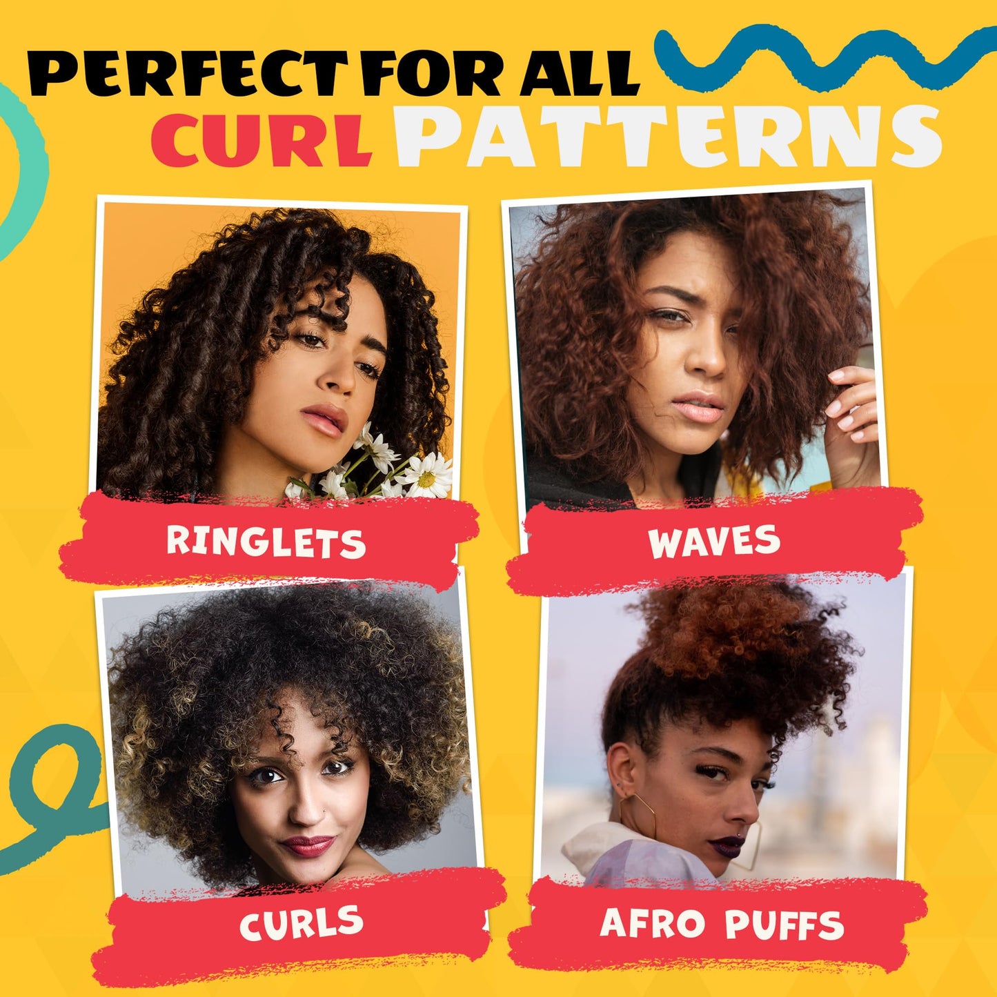 AllDay Locks Classic Easy Care Curl Activator - Activator Product for Curly Hair, Defines & Moisturizes Strands, Milky Cream Product for Men and Women, Easy Curling and Styling - 7.7 oz Bottle - Maple Wellness Supplements
