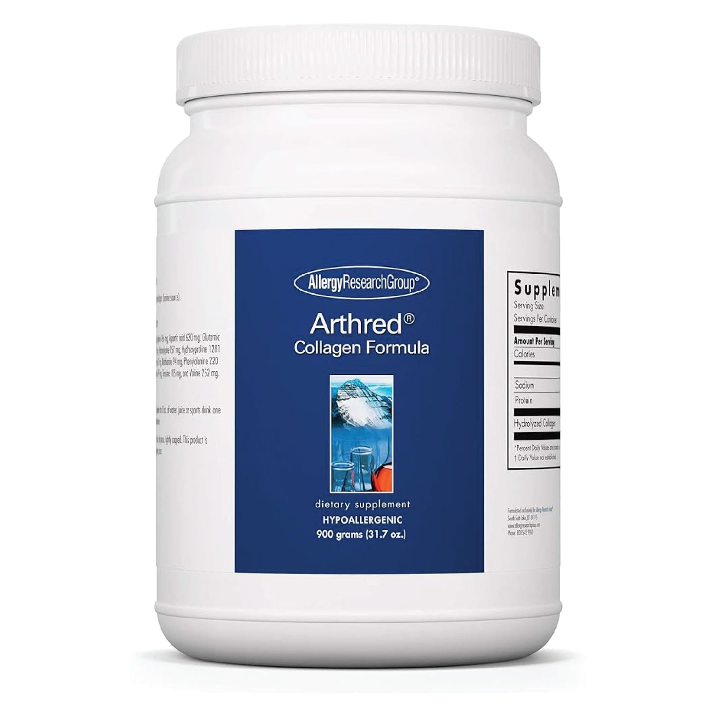 Allergy Research Group Collagen Powder for Men & Women - Collagen Peptides, Arthred Supplement, Bovine Sourced, Arthred Powder, Collagen Formula, Hydrolyzed Collagen - 31.7 Oz - Maple Wellness Supplements