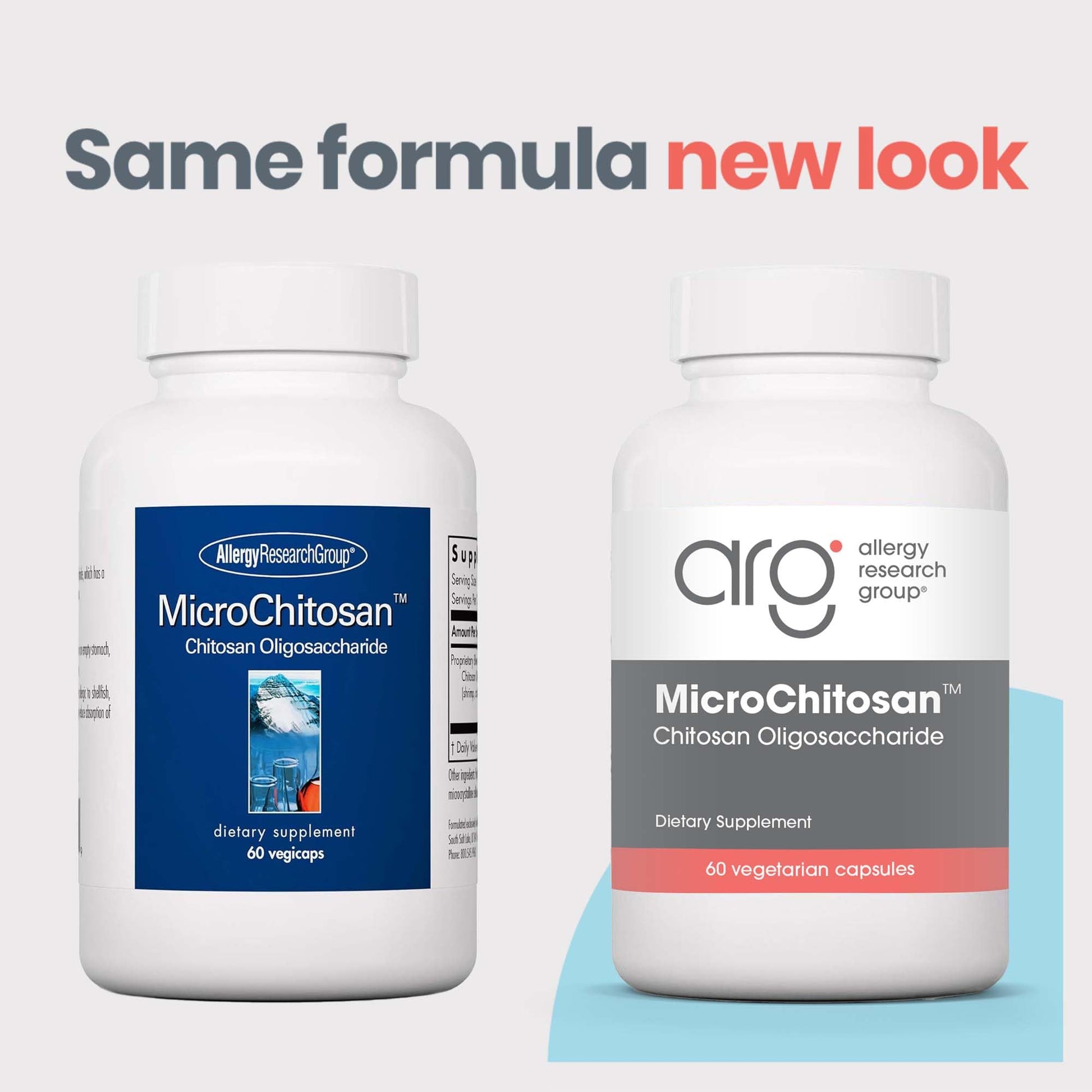 Allergy Research Group MicroChitosan Supplement - Chitosan, Chitosan Oligosaccharide, Cleansing Support Binder, Enhanced Detoxification - Maple Wellness Supplements