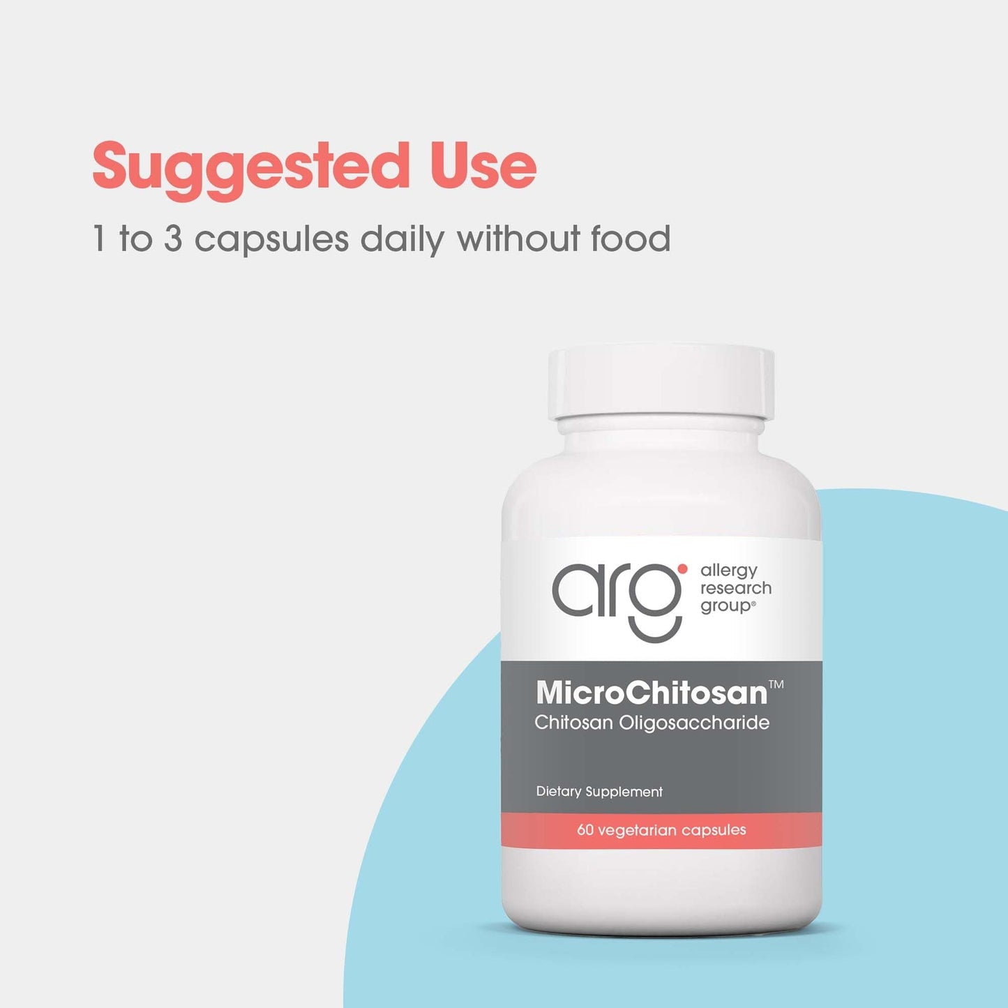 Allergy Research Group MicroChitosan Supplement - Chitosan, Chitosan Oligosaccharide, Cleansing Support Binder, Enhanced Detoxification - Maple Wellness Supplements