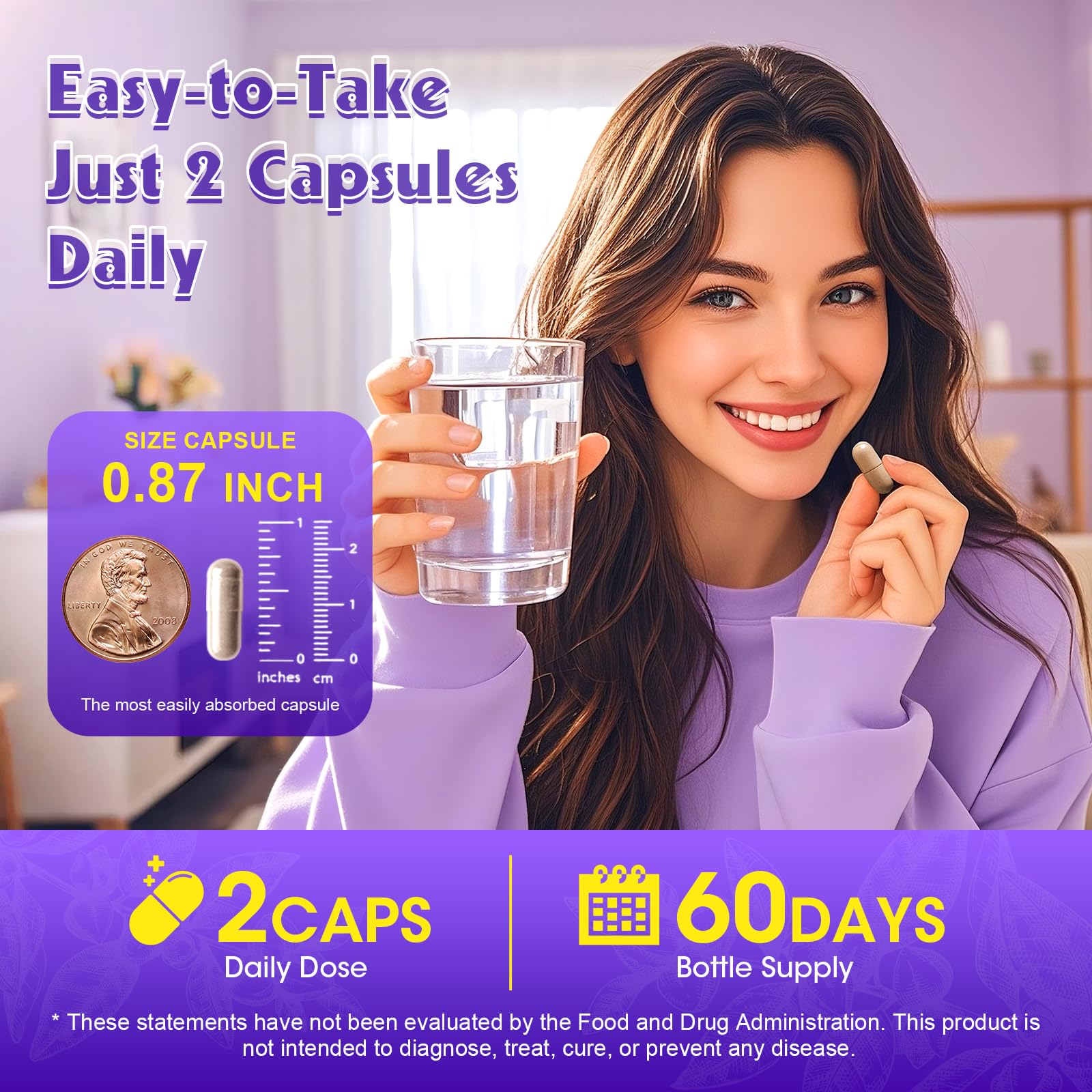 Alliwise Cortisol Supplements for Women & Men - Adrenal Support with Ashwagandha, L-Theanine & Holy Basil for Stress Relief, Mood & Steady Focus - Hormone Balance - 120 Vegan Capsules - Maple Wellness Supplements